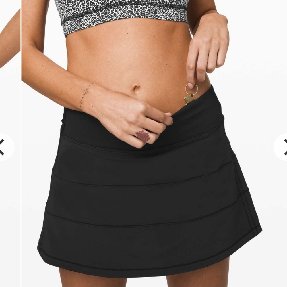 Lululemon Black Pace Rival Skort - Picture 4 of 8